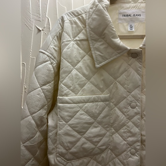Tribal ecru quilted jacket - Picture 2 of 4